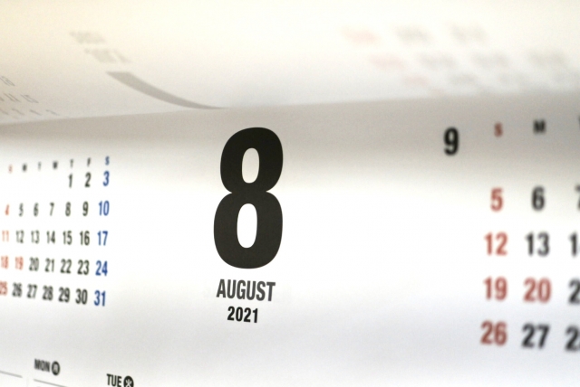 カレンダーの写真